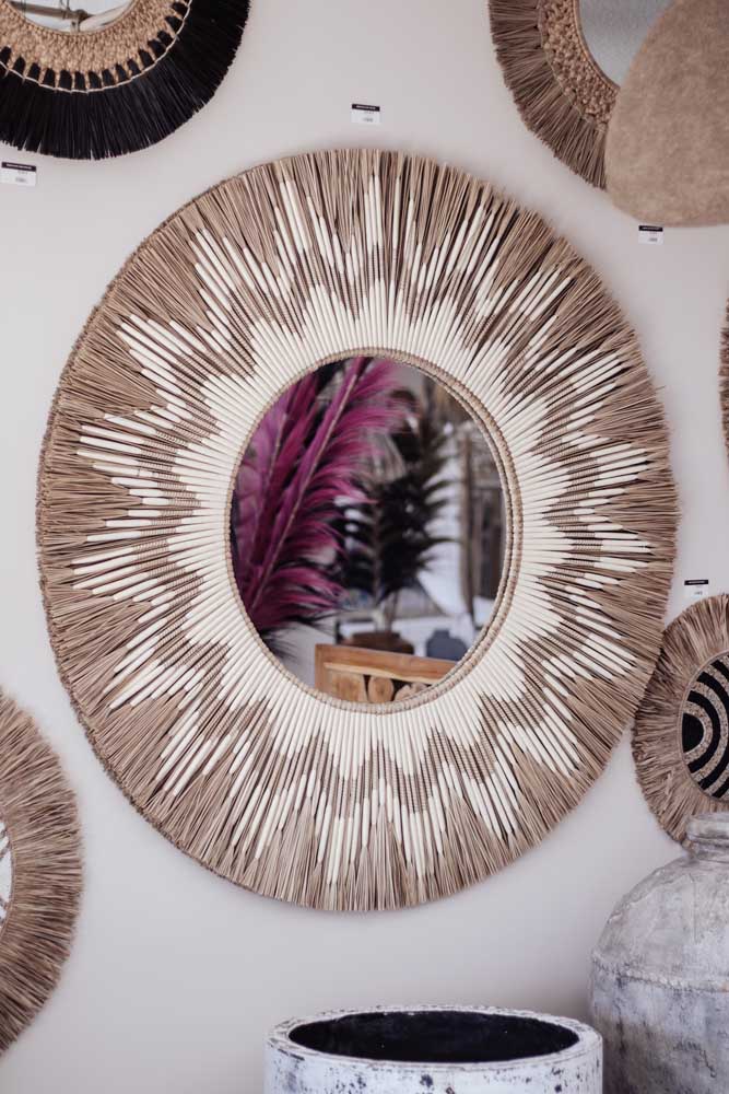Miroir Halo de lin