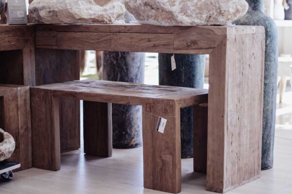 Table basse Trame Rustic & Console Trame Ancienne