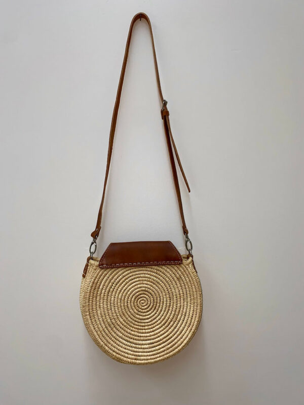 Sac Raphia Forme Rond