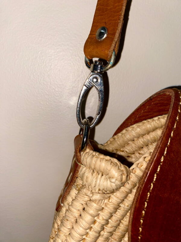 Sac Raphia Forme Rond