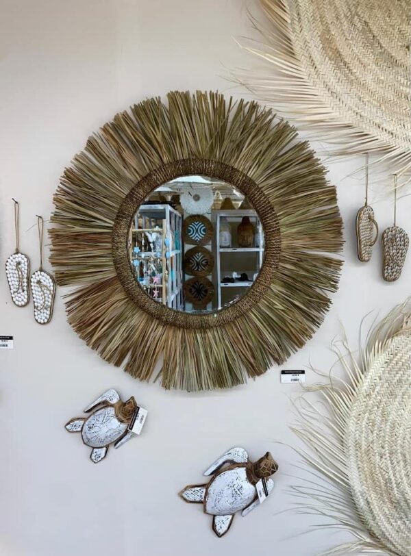 Miroir Raphia
